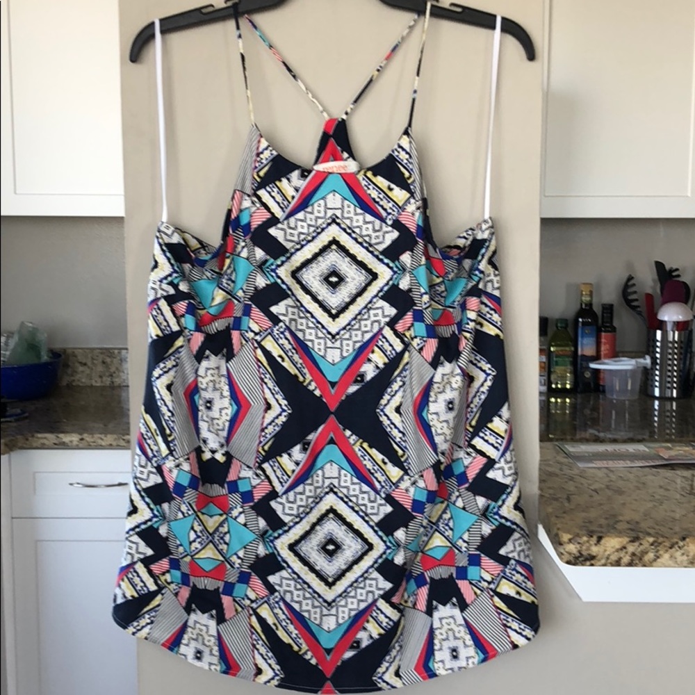 Renee C Jayani racerback top